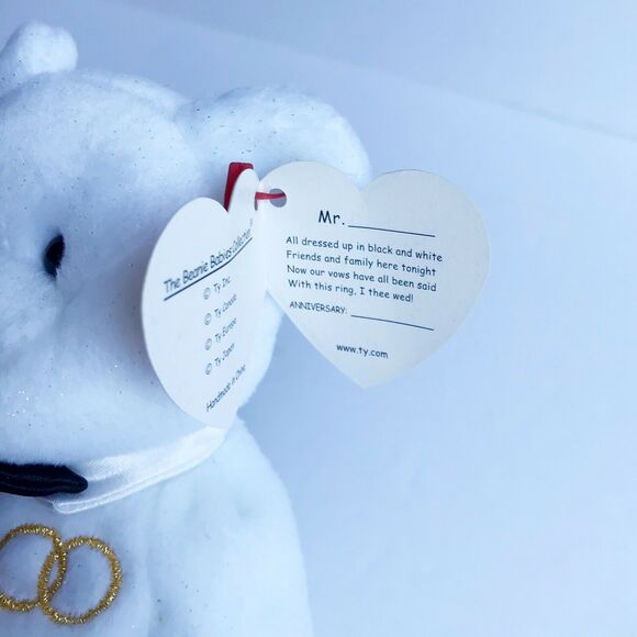 Ty Beanie Babies Mr. Groom Bear Retired 2001 NWT - Picture 6 of 10